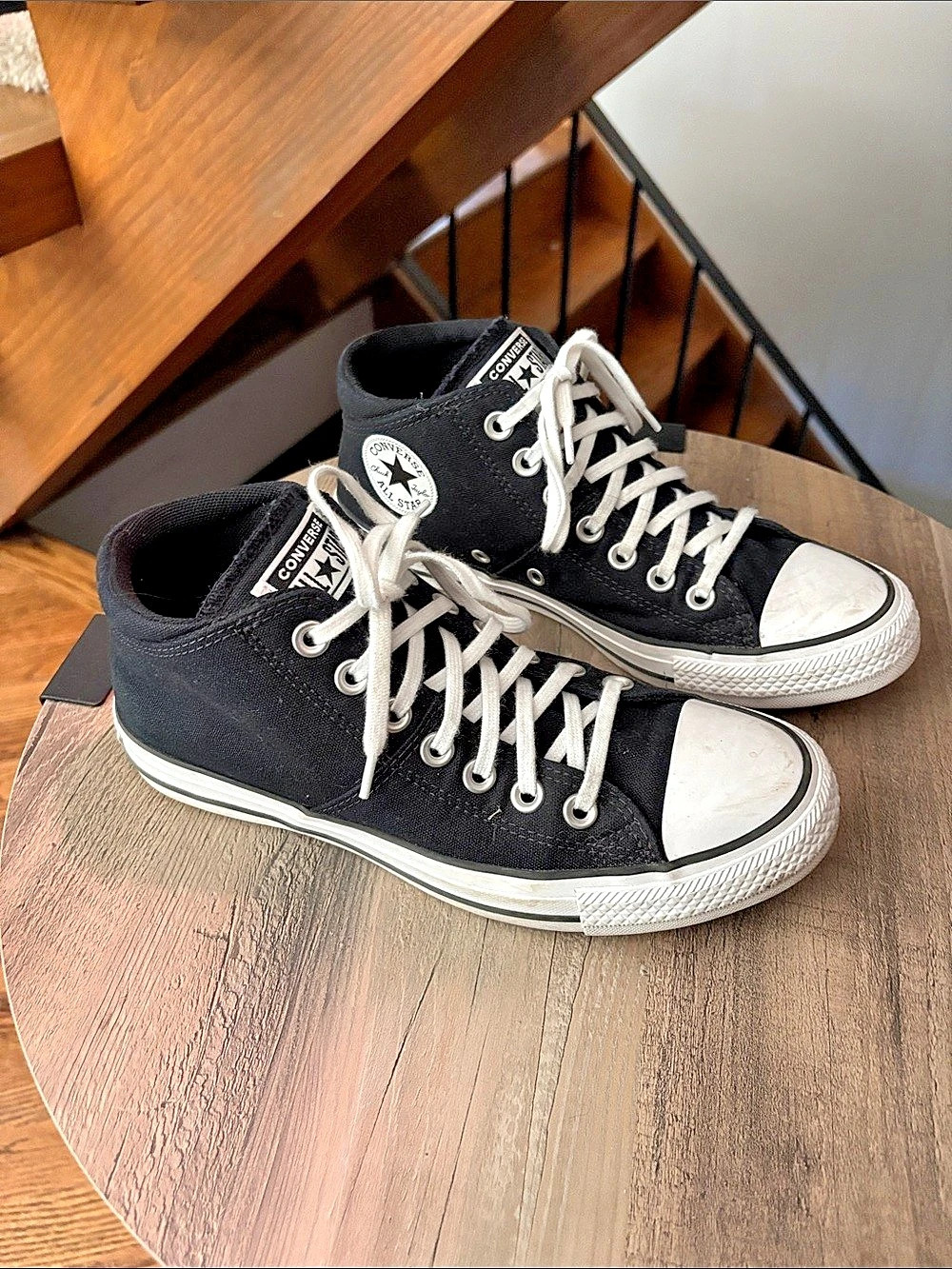 Converse Chuck Taylor All Star Malden Street Mid Black & White Sneakers